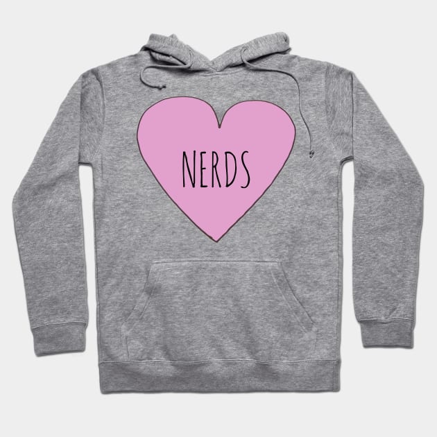 NERD LOVE Hoodie by wanungara